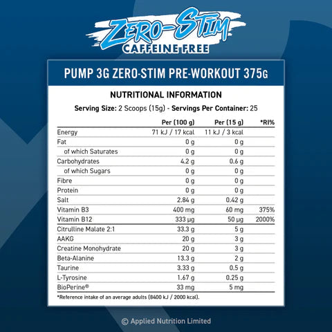 Applied Nutrition Pump 3g