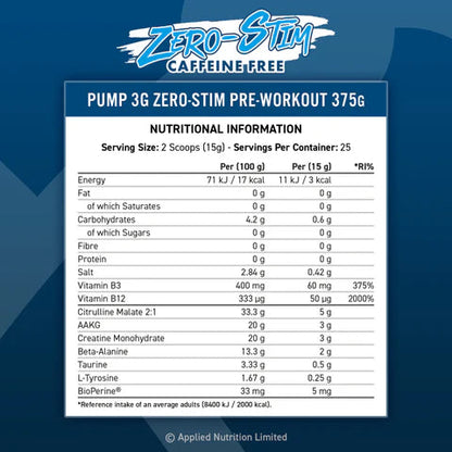 Applied Nutrition Pump 3g