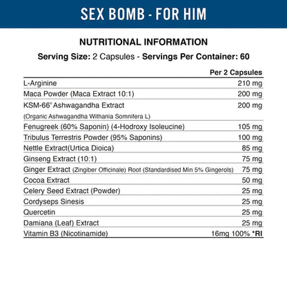 Applied Nutrition Sex Bomb For Him