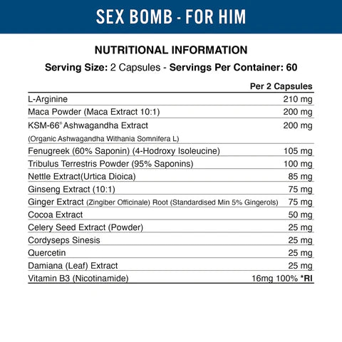 Applied Nutrition Sex Bomb For Him