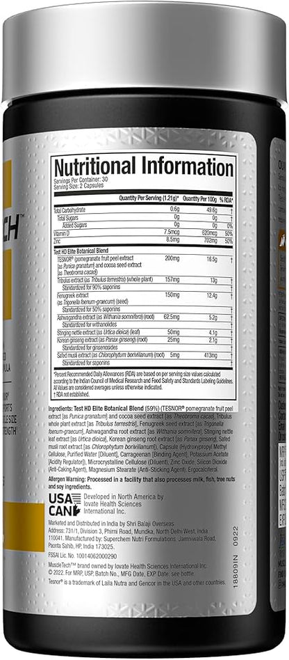 Test HD Elite by MuscleTech