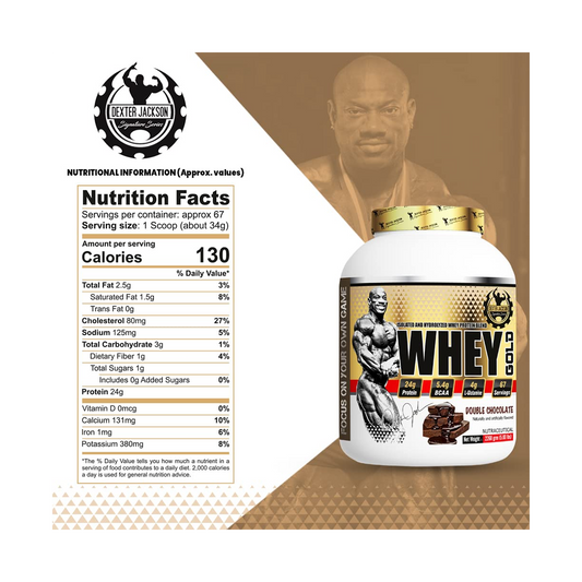 Whey Gold 5LBS - Dexter Jackson