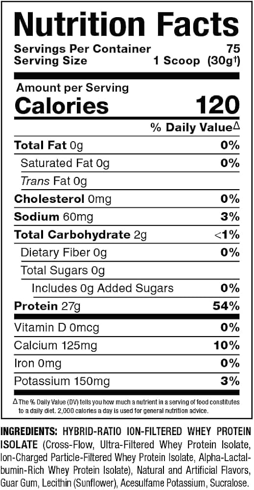 ALLMAX ISOFLEX Whey Protein Isolate