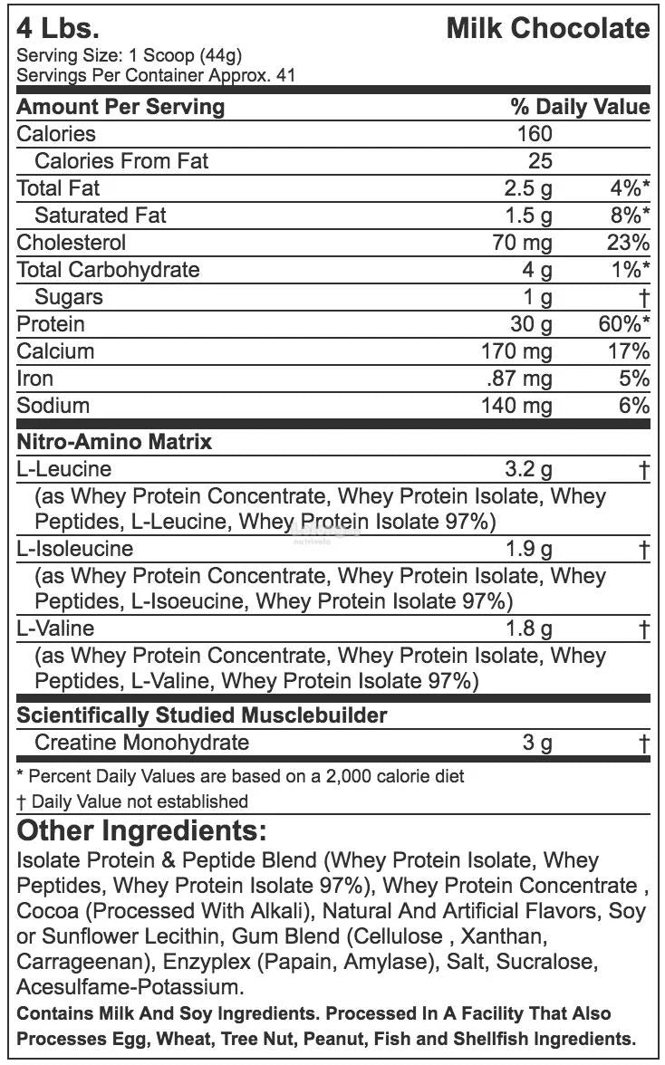 Nitrotech Whey Protein